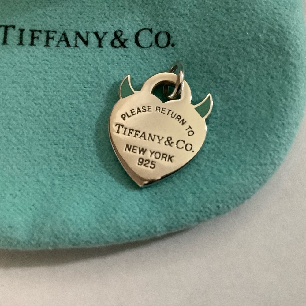 Tiffany & Co. Devil Heart Return to Tiffany Tag Pendant RETIRED